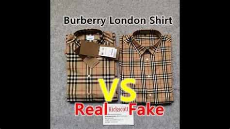 burberry fake shirt|how to spot a burberry bag.